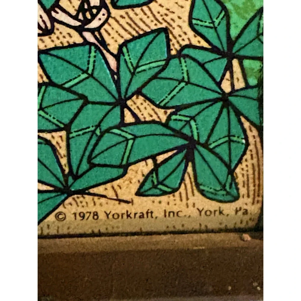 Vintage Yorkraft Hanging Glass Sun Catcher 1978 